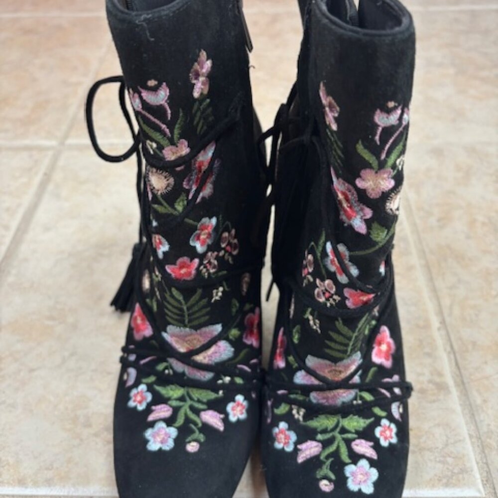 Women's Heeled Ankle Boots (suede)